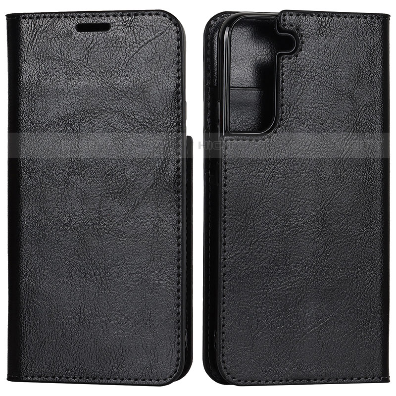 Coque Portefeuille Livre Cuir Etui Clapet D13T pour Samsung Galaxy S21 Plus 5G Noir Plus