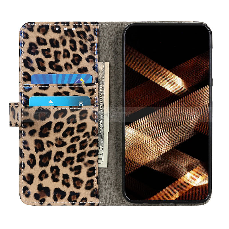 Coque Portefeuille Livre Cuir Etui Clapet DY01 pour Sony Xperia 1 V Marron Plus