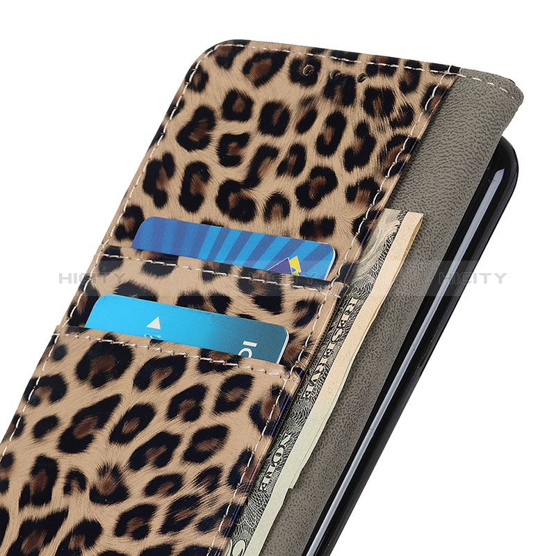 Coque Portefeuille Livre Cuir Etui Clapet DY01 pour Sony Xperia 5 IV Marron Plus