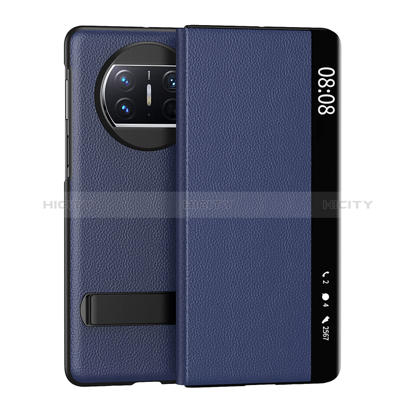 Coque Portefeuille Livre Cuir Etui Clapet GS1 pour Huawei Mate X3 Plus