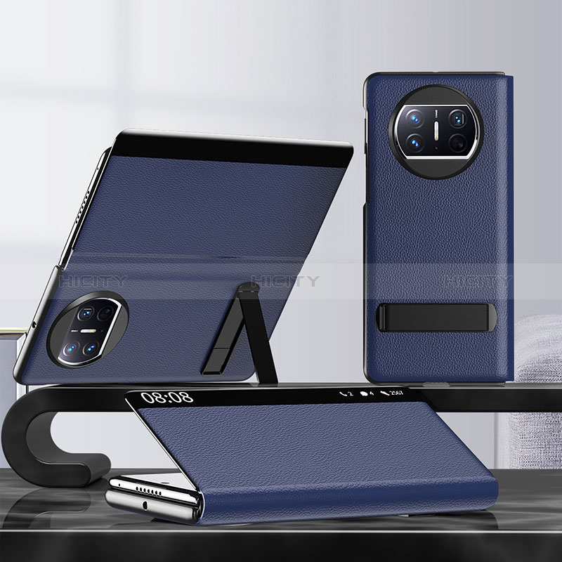 Coque Portefeuille Livre Cuir Etui Clapet GS1 pour Huawei Mate X5 Plus