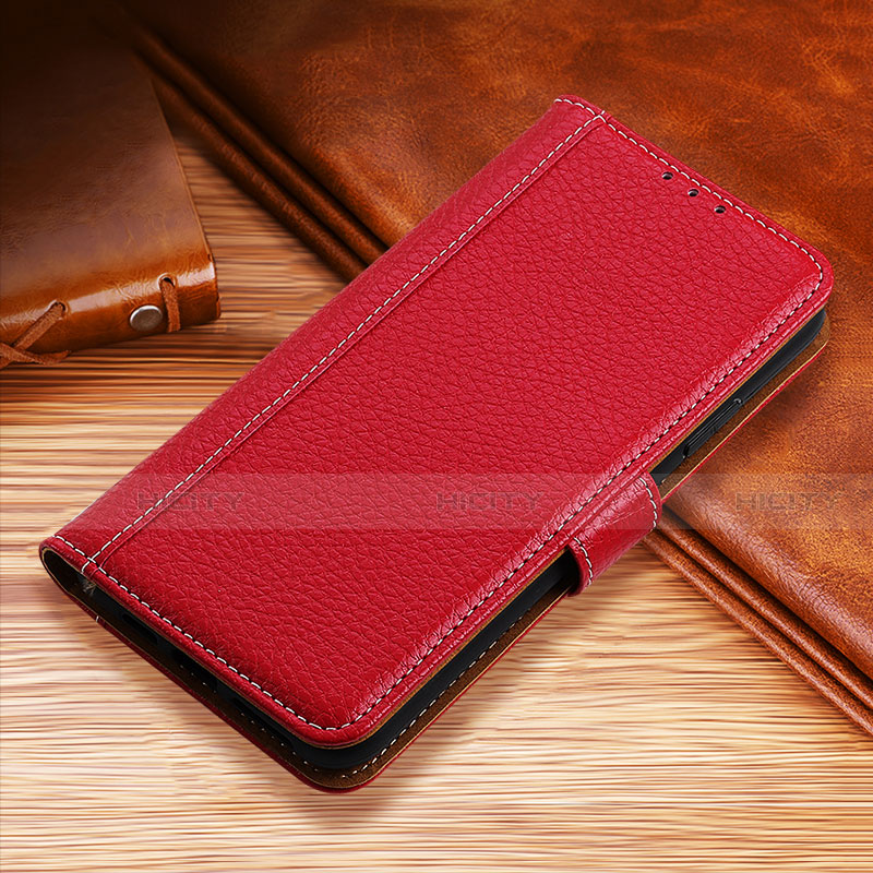 Coque Portefeuille Livre Cuir Etui Clapet H01 pour Apple iPhone 14 Rouge Plus