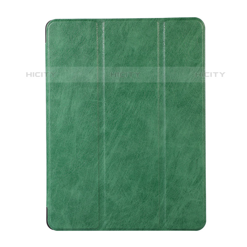Coque Portefeuille Livre Cuir Etui Clapet H02 pour Apple iPad Mini 4 Vert Plus