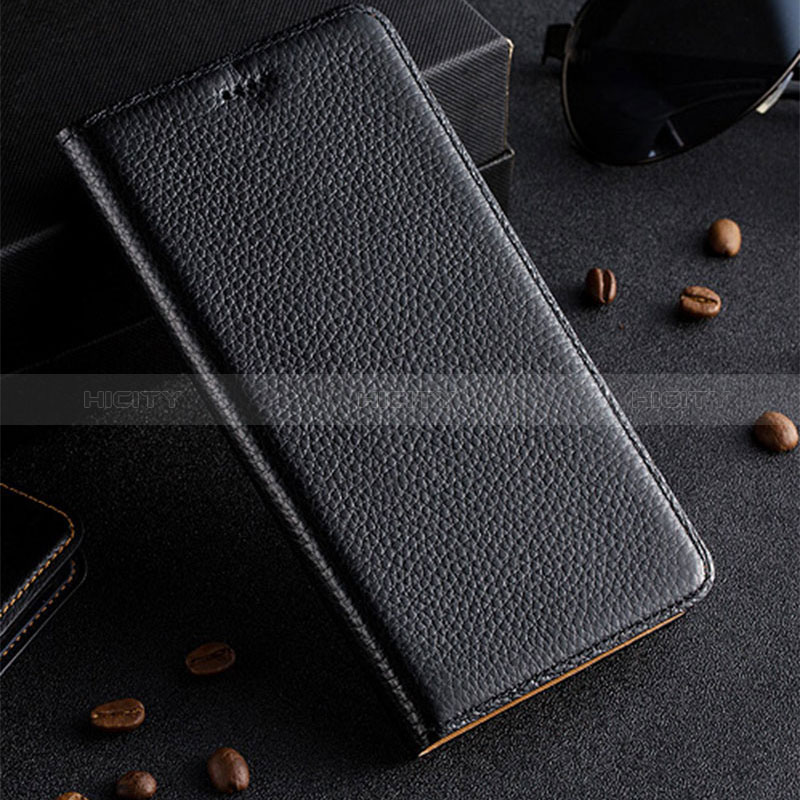 Coque Portefeuille Livre Cuir Etui Clapet H02P pour Xiaomi Poco F5 Pro 5G Noir Plus