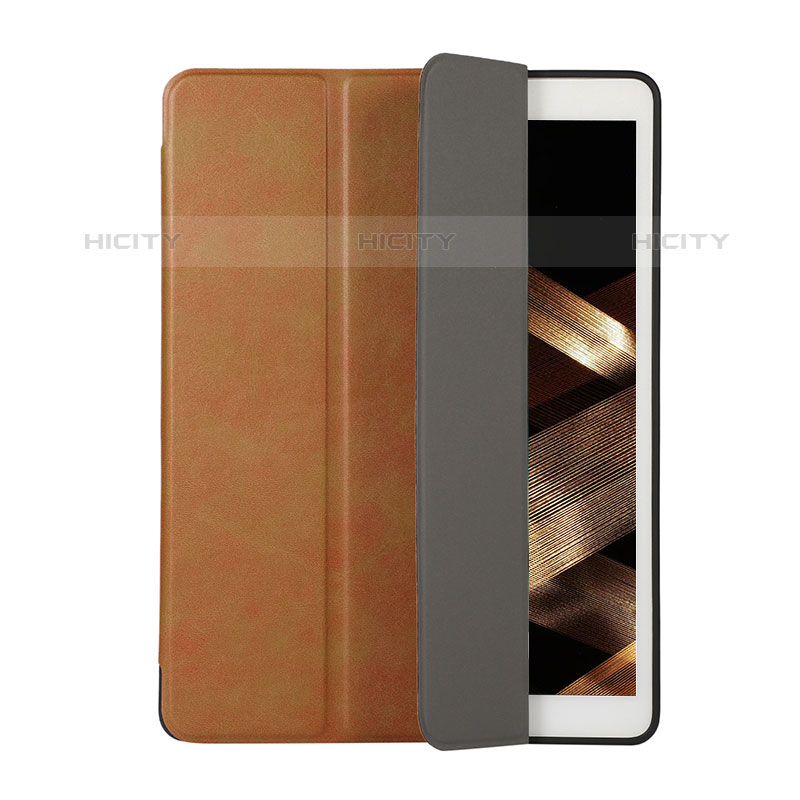 Coque Portefeuille Livre Cuir Etui Clapet H03 pour Apple iPad 10.2 (2020) Marron Plus