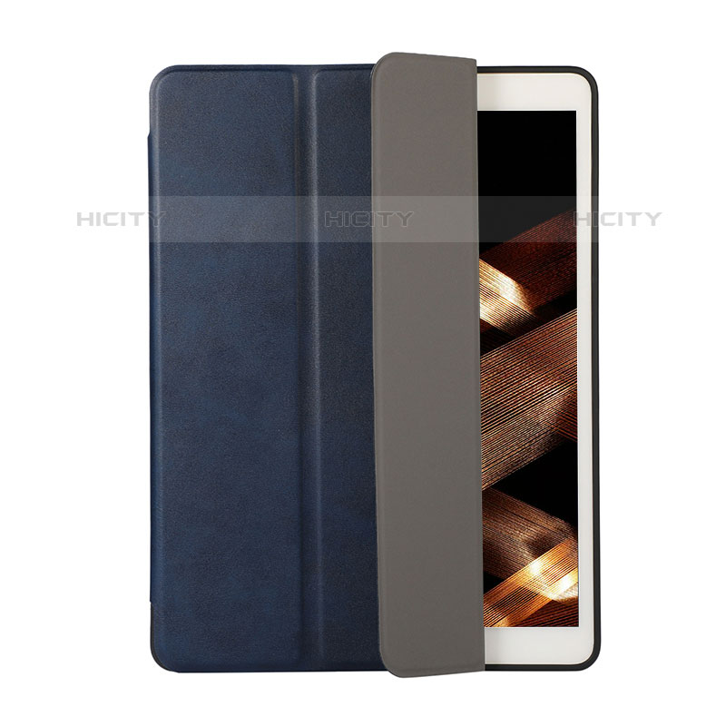 Coque Portefeuille Livre Cuir Etui Clapet H03 pour Apple iPad Air 3 Bleu Plus