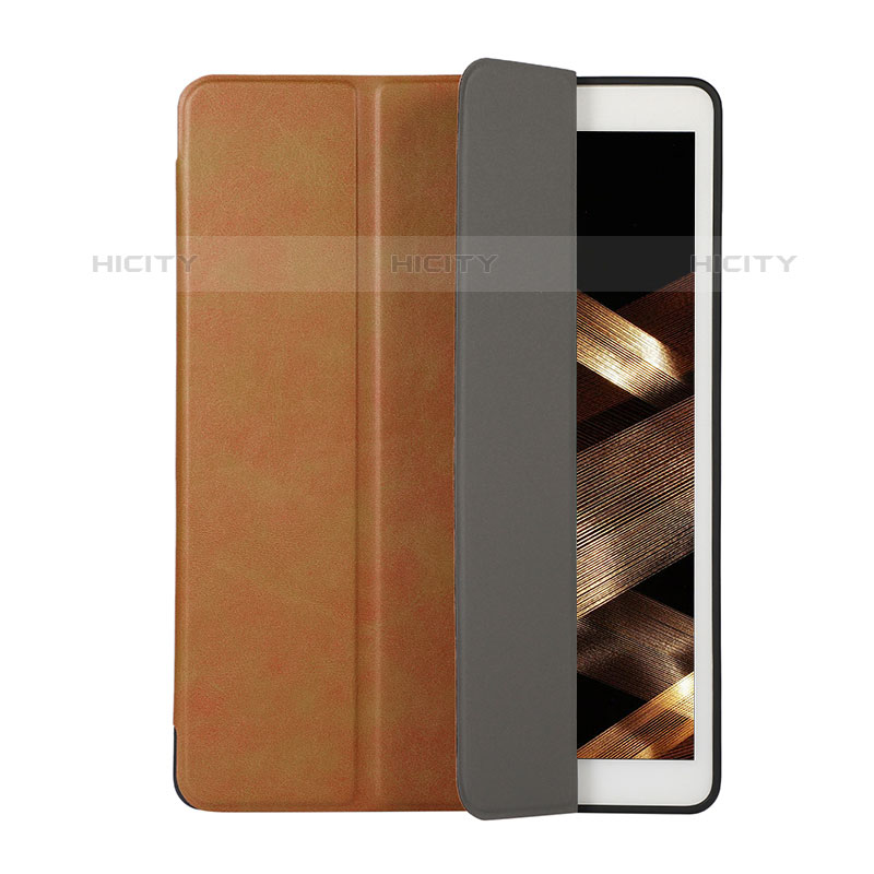 Coque Portefeuille Livre Cuir Etui Clapet H03 pour Apple iPad Mini 5 (2019) Marron Plus