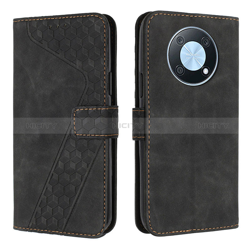 Coque Portefeuille Livre Cuir Etui Clapet H04X pour Huawei Nova Y90 Noir Plus