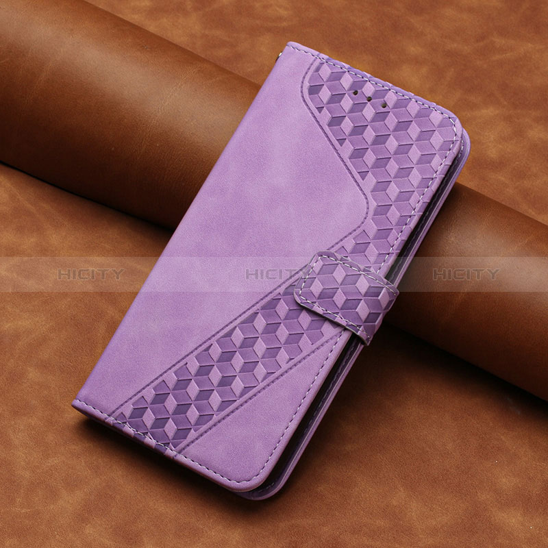 Coque Portefeuille Livre Cuir Etui Clapet H05X pour Huawei Nova Y90 Violet Plus