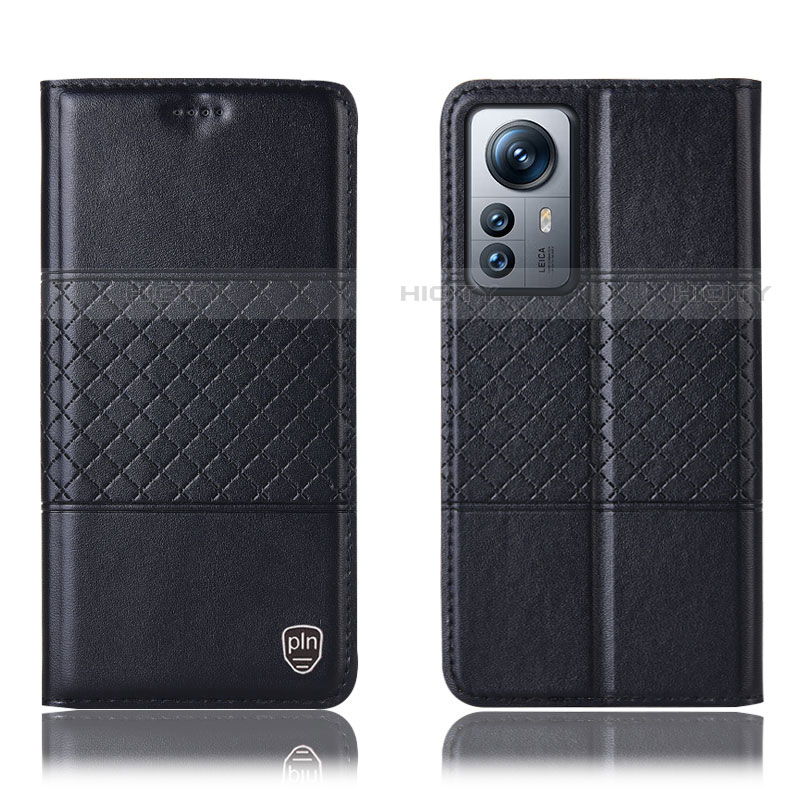 Coque Portefeuille Livre Cuir Etui Clapet H09P pour Xiaomi Mi 12 Lite 5G Noir Plus