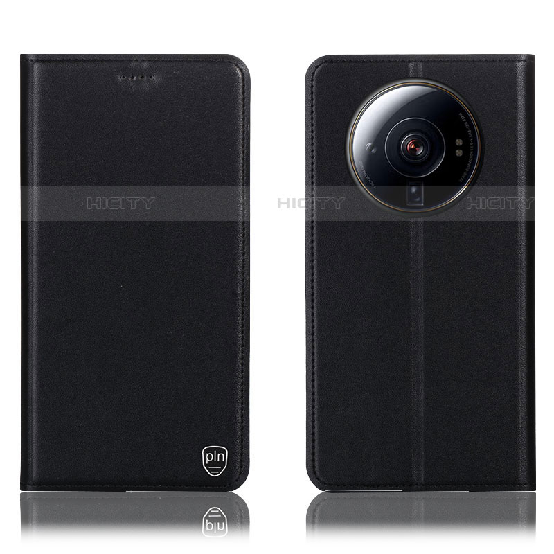 Coque Portefeuille Livre Cuir Etui Clapet H09P pour Xiaomi Mi 12 Ultra 5G Noir Plus