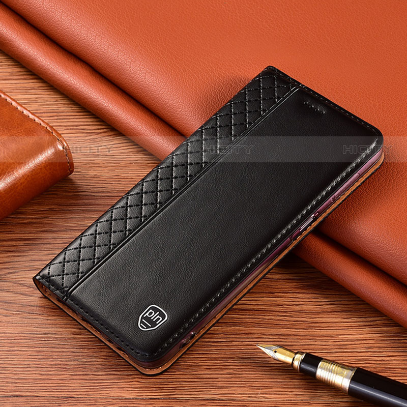 Coque Portefeuille Livre Cuir Etui Clapet H10P pour Motorola Moto G60 Noir Plus