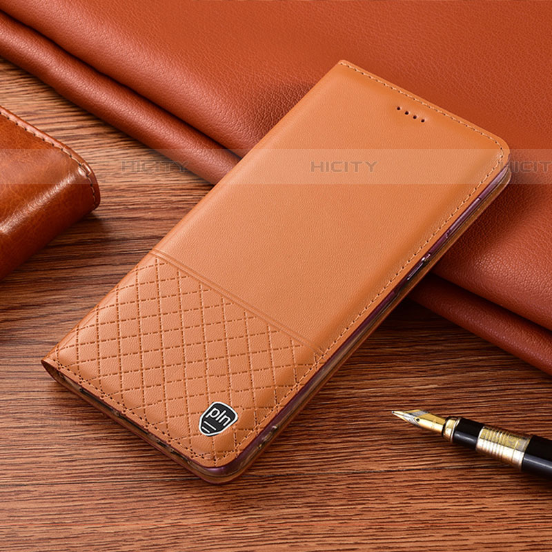 Coque Portefeuille Livre Cuir Etui Clapet H10P pour Samsung Galaxy A03s Orange Plus