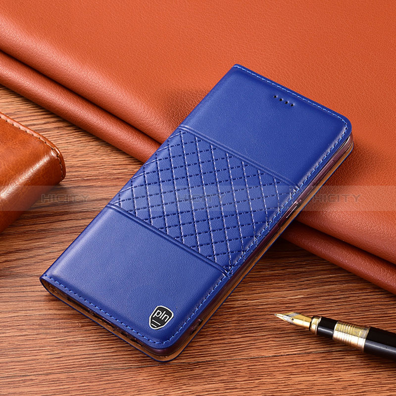 Coque Portefeuille Livre Cuir Etui Clapet H11P pour Sony Xperia XA2 Bleu Plus