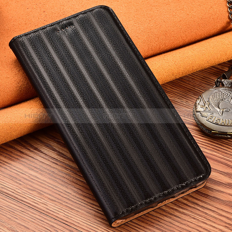 Coque Portefeuille Livre Cuir Etui Clapet H23P pour Samsung Galaxy A02s Noir Plus