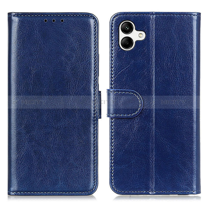 Coque Portefeuille Livre Cuir Etui Clapet K01Z pour Samsung Galaxy M04 Bleu Plus