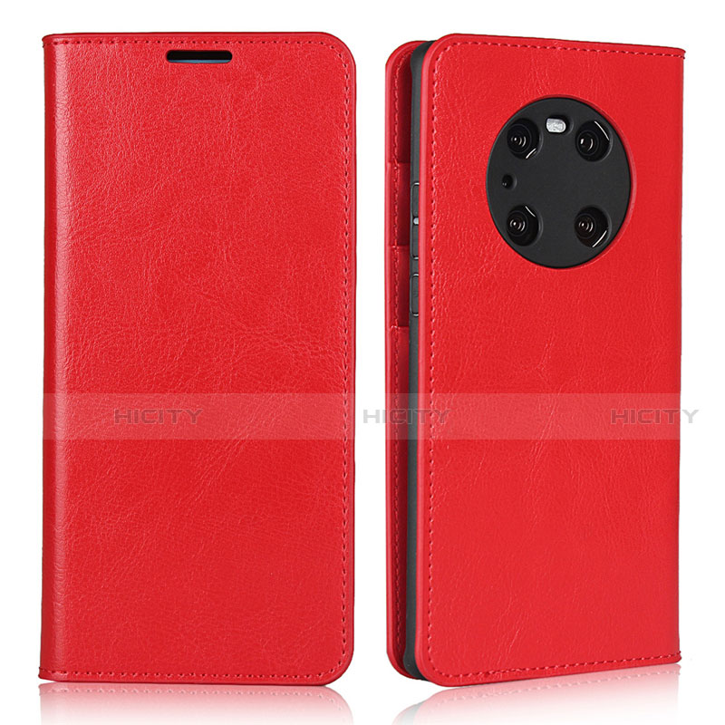 Coque Portefeuille Livre Cuir Etui Clapet K02 pour Huawei Mate 40 Pro Rouge Plus