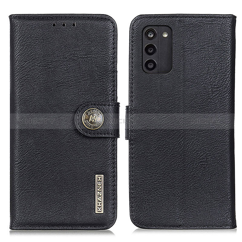 Coque Portefeuille Livre Cuir Etui Clapet K02Z pour Nokia G100 Noir Plus