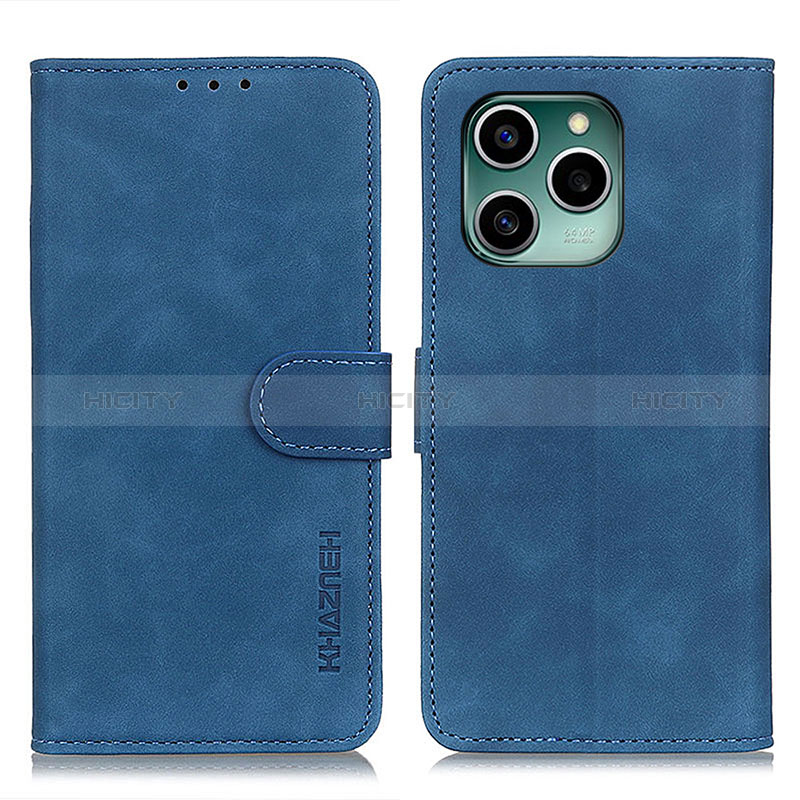 Coque Portefeuille Livre Cuir Etui Clapet K03Z pour Huawei Honor 60 SE 5G Bleu Plus