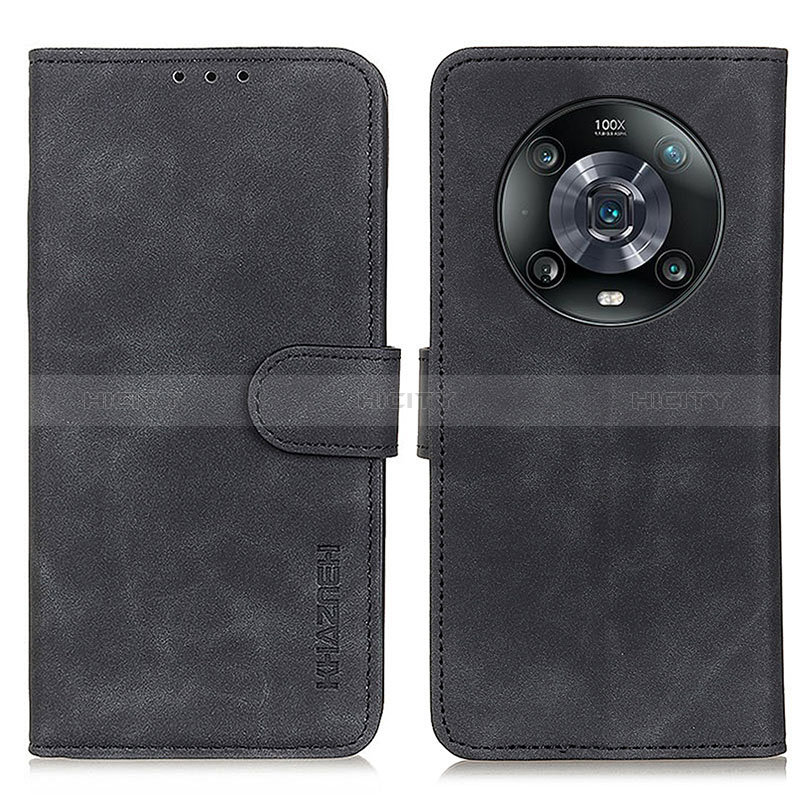 Coque Portefeuille Livre Cuir Etui Clapet K03Z pour Huawei Honor Magic4 Pro 5G Noir Plus