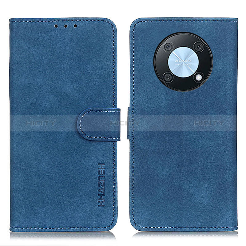 Coque Portefeuille Livre Cuir Etui Clapet K03Z pour Huawei Nova Y90 Bleu Plus