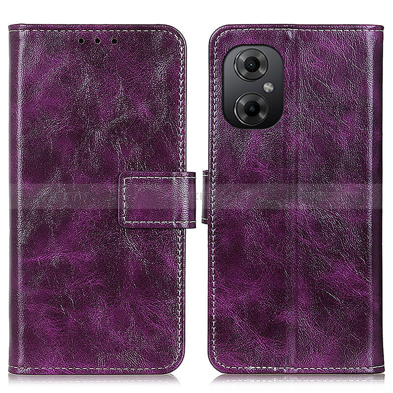 Coque Portefeuille Livre Cuir Etui Clapet K04Z pour Xiaomi Redmi Note 11R 5G Violet Plus