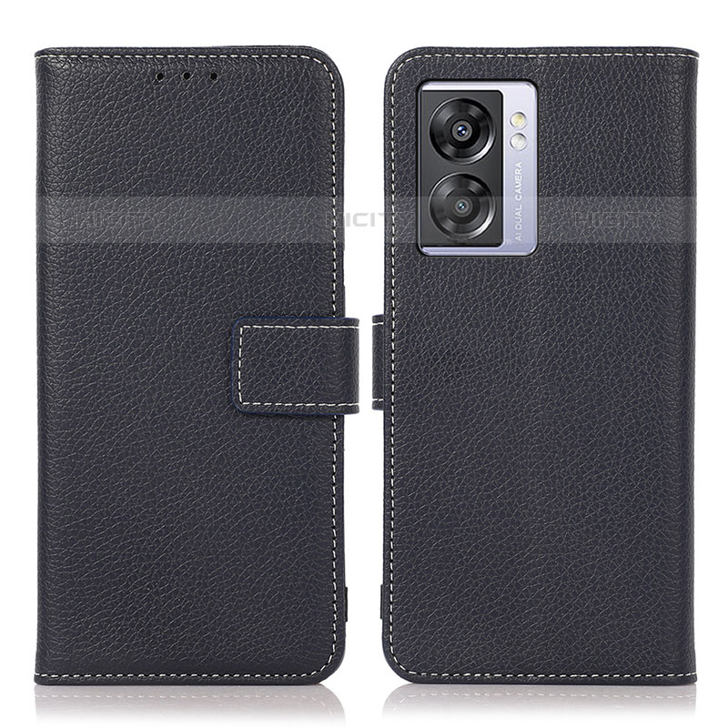 Coque Portefeuille Livre Cuir Etui Clapet K07Z pour OnePlus Nord N300 5G Bleu Plus