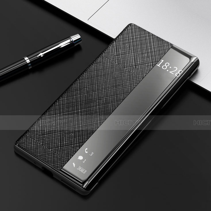 Coque Portefeuille Livre Cuir Etui Clapet K08 pour Huawei Mate 40E Pro 4G Noir Plus