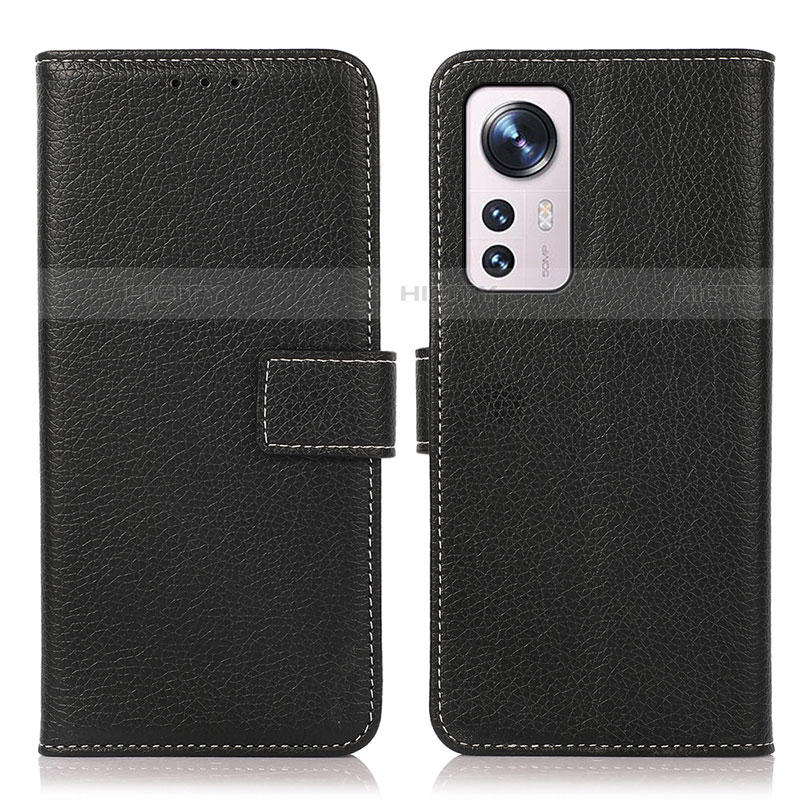 Coque Portefeuille Livre Cuir Etui Clapet K08Z pour Xiaomi Mi 12 Lite 5G Noir Plus
