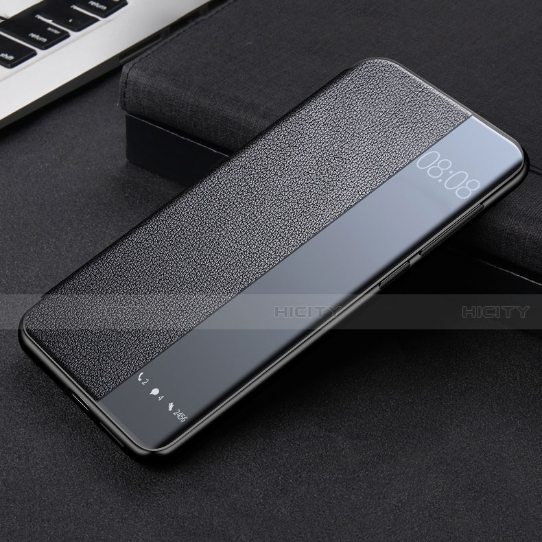 Coque Portefeuille Livre Cuir Etui Clapet K09 pour Huawei Mate 40 Pro Noir Plus