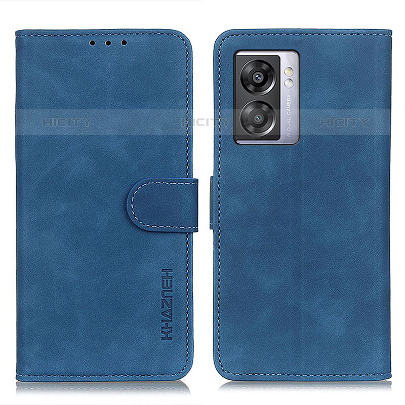 Coque Portefeuille Livre Cuir Etui Clapet K09Z pour OnePlus Nord N300 5G Bleu Plus