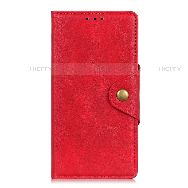 Coque Portefeuille Livre Cuir Etui Clapet L01 pour Alcatel 3X Rouge Plus
