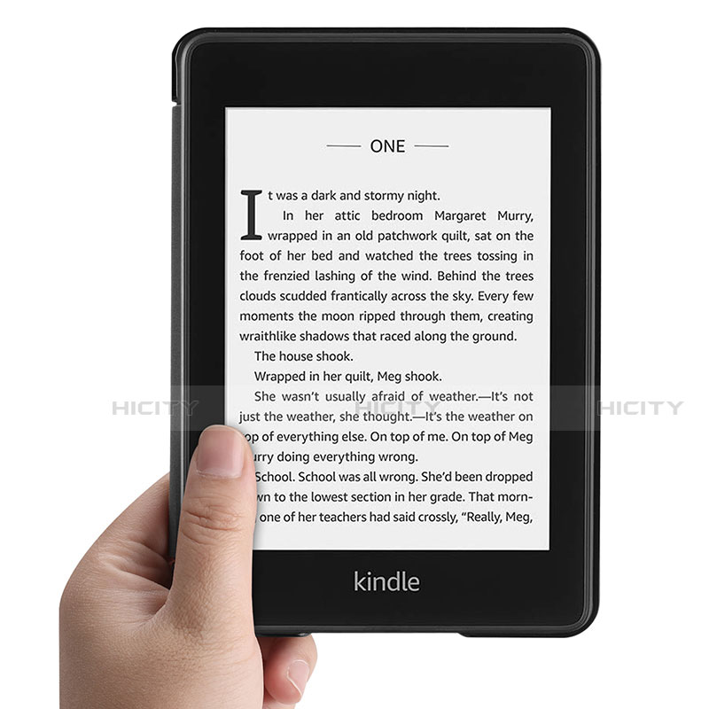 Coque Portefeuille Livre Cuir Etui Clapet L01 pour Amazon Kindle Paperwhite 6 inch Plus