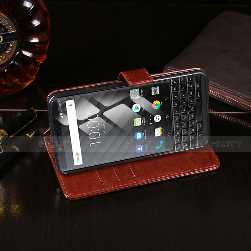 Coque Portefeuille Livre Cuir Etui Clapet L01 pour Blackberry KEYone Plus