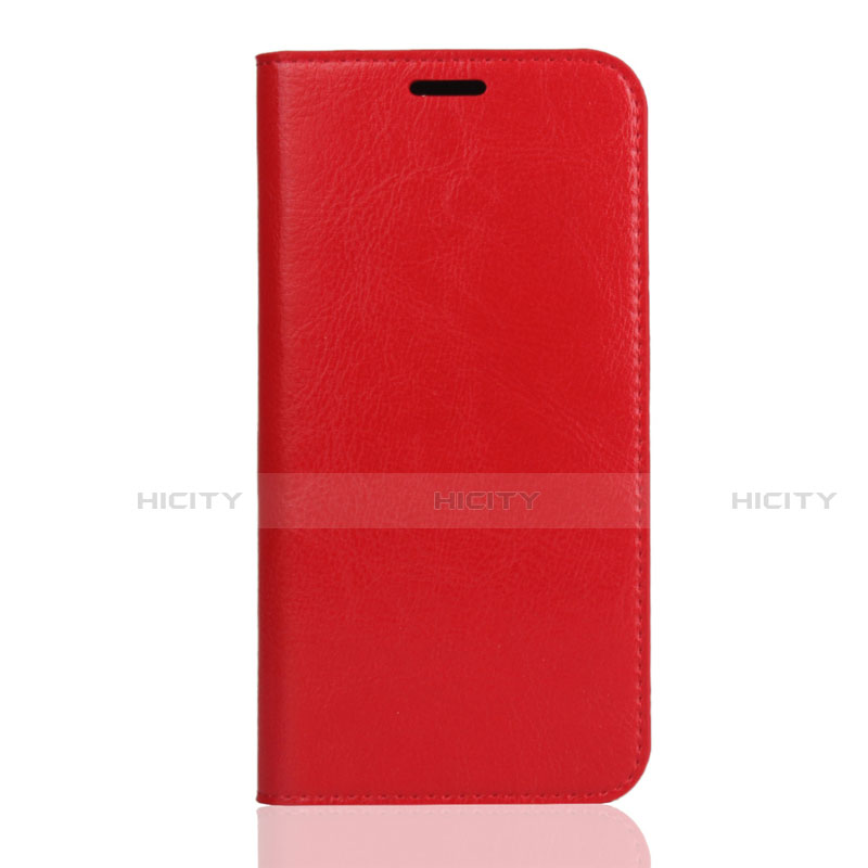 Coque Portefeuille Livre Cuir Etui Clapet L01 pour Huawei Y5 (2019) Rouge Plus