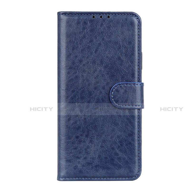 Coque Portefeuille Livre Cuir Etui Clapet L01 pour LG K51 Bleu Plus