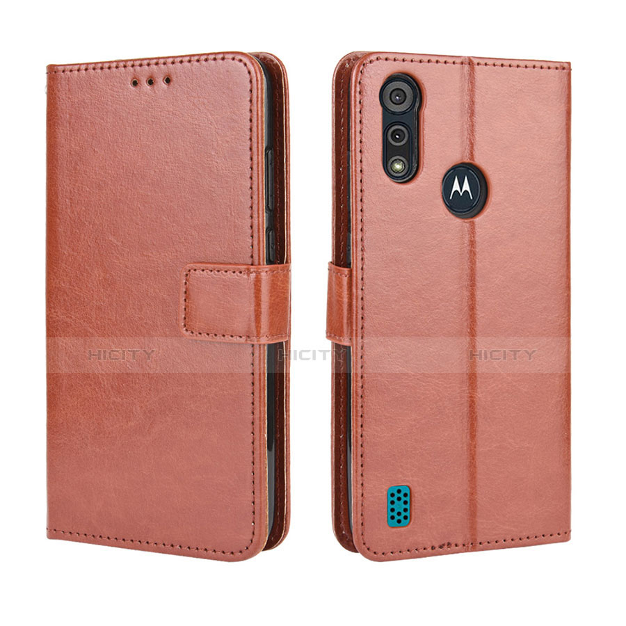 Coque Portefeuille Livre Cuir Etui Clapet L01 pour Motorola Moto E6s (2020) Plus