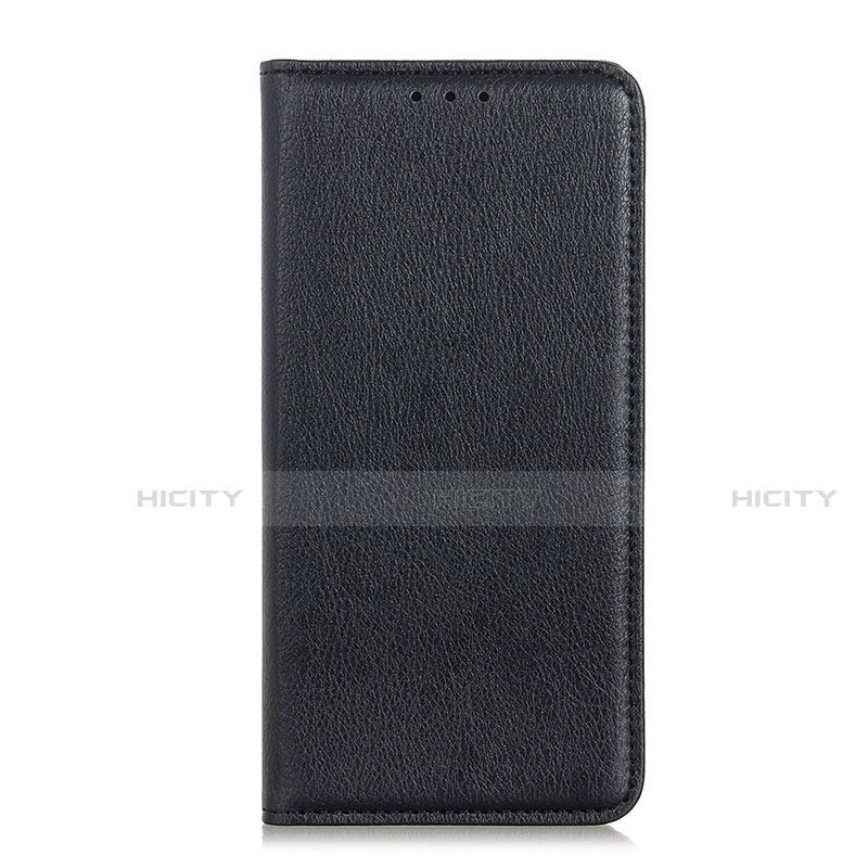 Coque Portefeuille Livre Cuir Etui Clapet L01 pour Motorola Moto G 5G Noir Plus