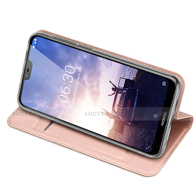 Coque Portefeuille Livre Cuir Etui Clapet L01 pour Nokia X6 Plus