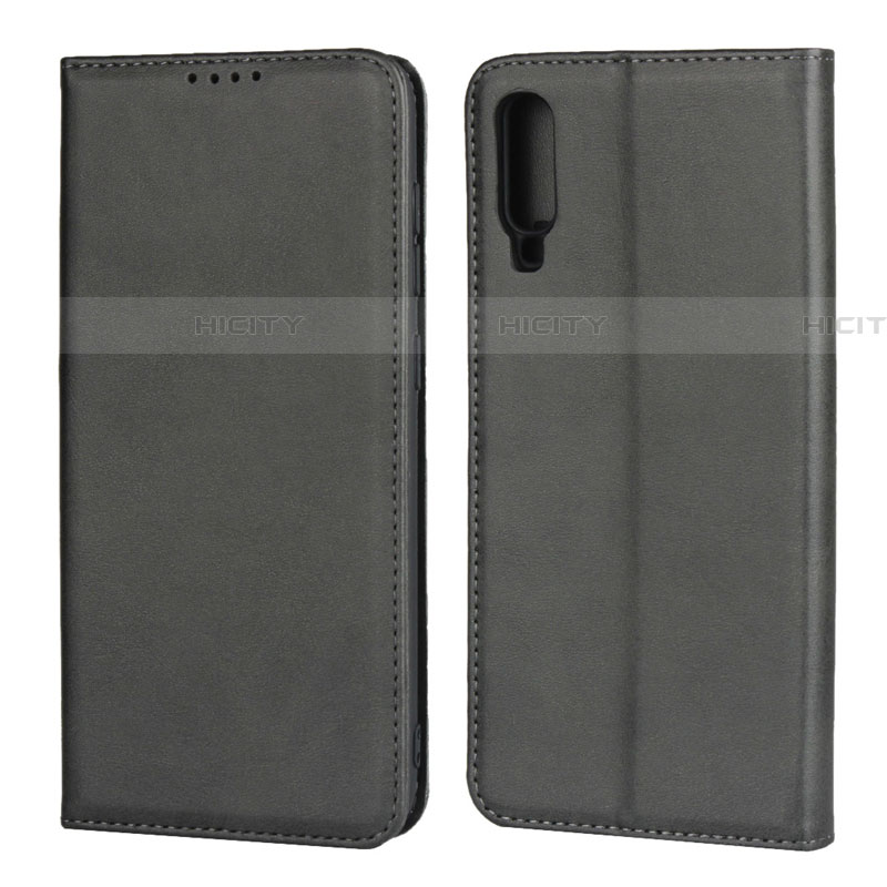 Coque Portefeuille Livre Cuir Etui Clapet L01 pour Samsung Galaxy A90 5G Noir Plus