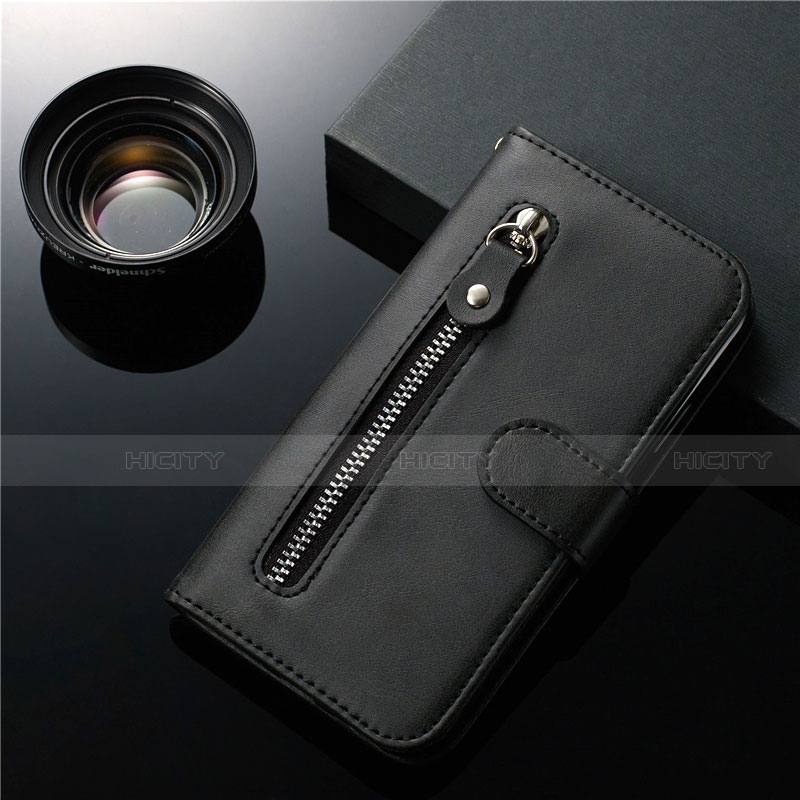 Coque Portefeuille Livre Cuir Etui Clapet L01 pour Samsung Galaxy S20 Plus 5G Noir Plus
