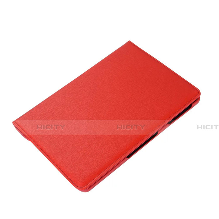 Coque Portefeuille Livre Cuir Etui Clapet L01 pour Samsung Galaxy Tab S6 Lite 10.4 SM-P610 Rouge Plus