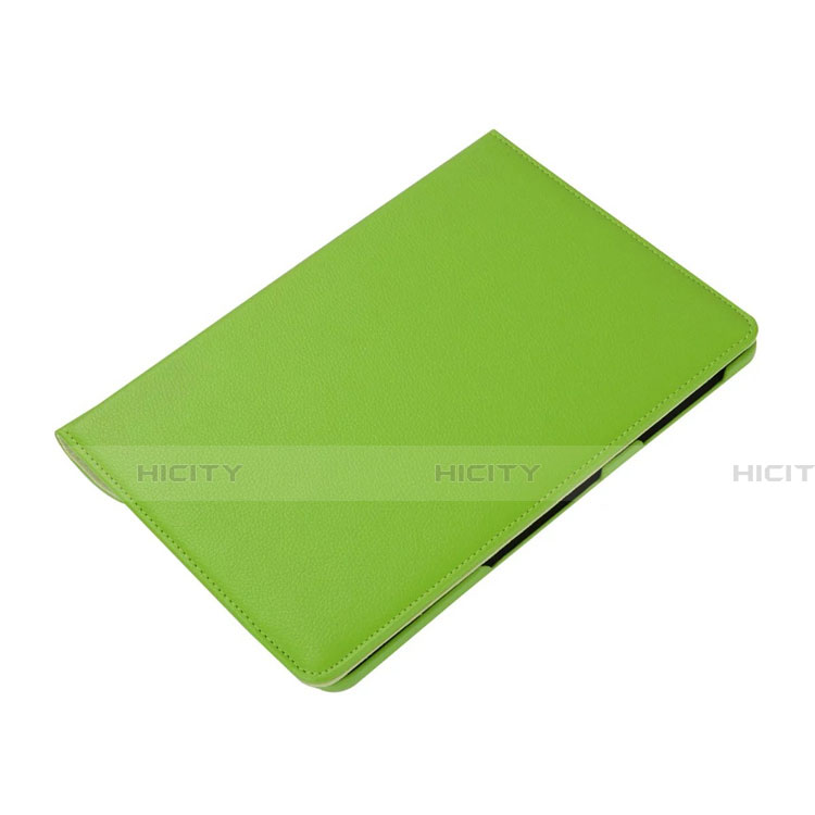 Coque Portefeuille Livre Cuir Etui Clapet L01 pour Samsung Galaxy Tab S6 Lite 10.4 SM-P610 Vert Plus