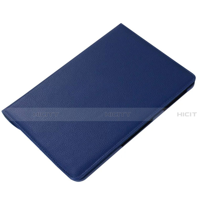 Coque Portefeuille Livre Cuir Etui Clapet L01 pour Samsung Galaxy Tab S6 Lite 4G 10.4 SM-P615 Bleu Plus