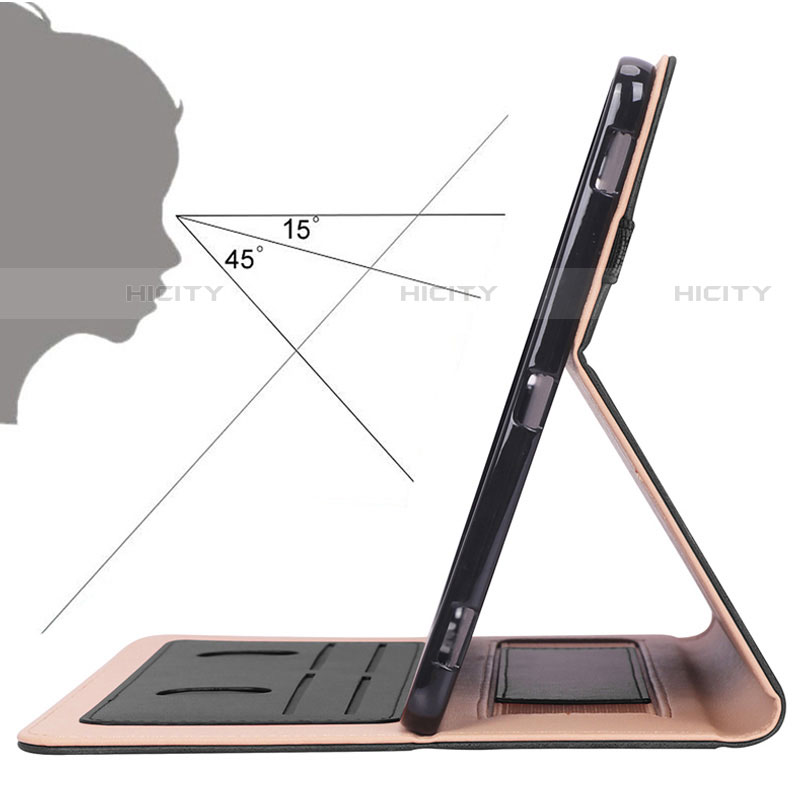 Coque Portefeuille Livre Cuir Etui Clapet L01 pour Samsung Galaxy Tab S7 11 Wi-Fi SM-T870 Plus
