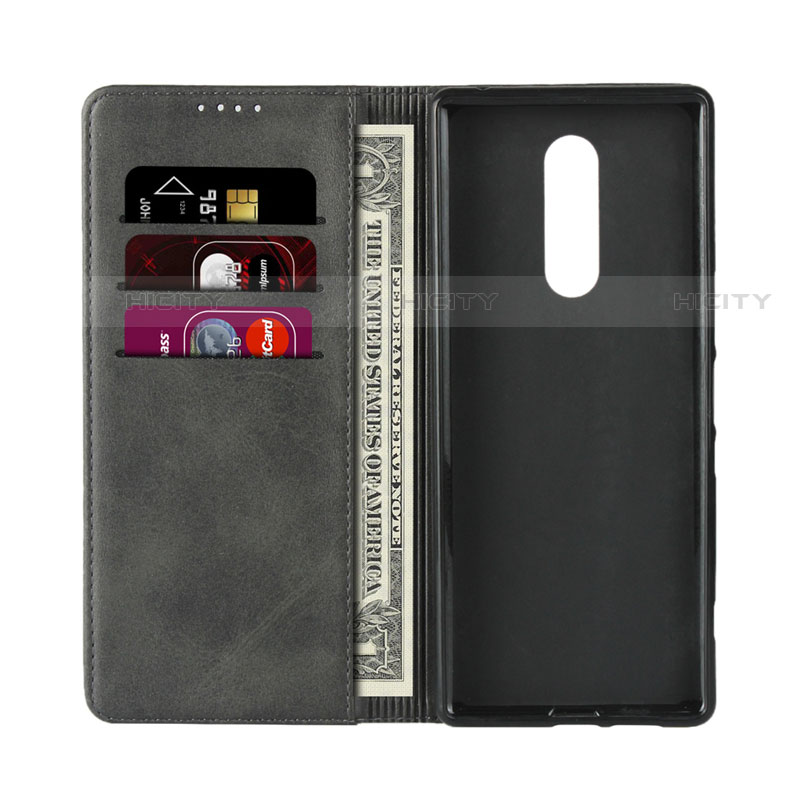 Coque Portefeuille Livre Cuir Etui Clapet L01 pour Sony Xperia 1 Plus