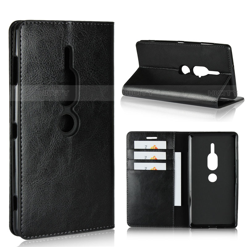 Coque Portefeuille Livre Cuir Etui Clapet L01 pour Sony Xperia XZ2 Premium Plus