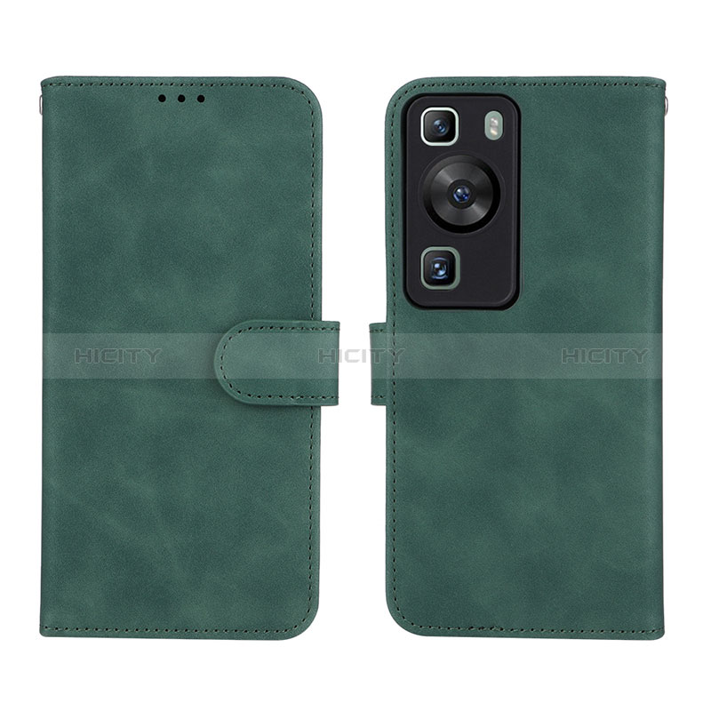 Coque Portefeuille Livre Cuir Etui Clapet L01Z pour Huawei P60 Pro Plus