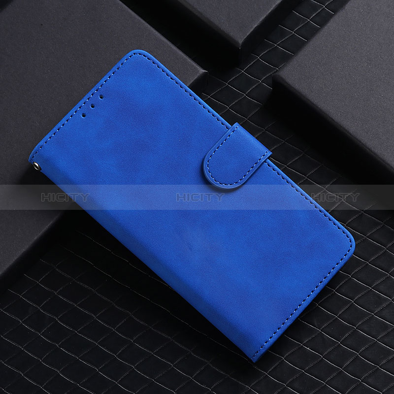 Coque Portefeuille Livre Cuir Etui Clapet L01Z pour Samsung Galaxy A21 Bleu Plus