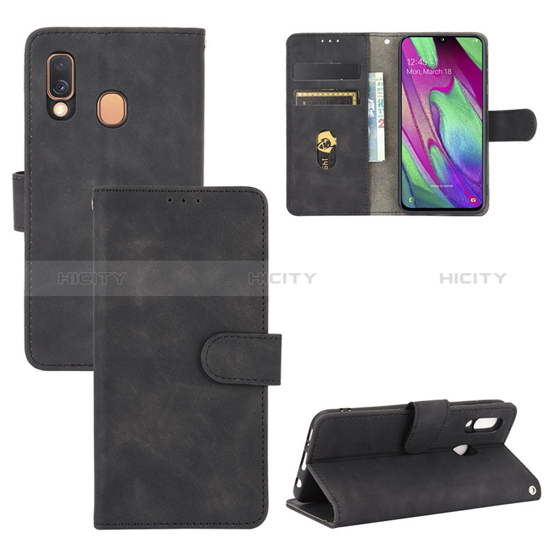 Coque Portefeuille Livre Cuir Etui Clapet L01Z pour Samsung Galaxy A40 Plus